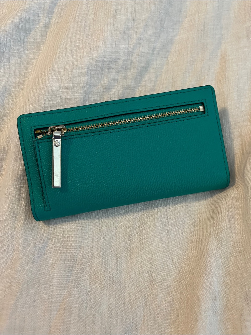 kate spade teal wallet - Picture 3 of 3